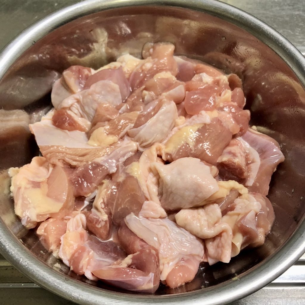 宮崎チキン南蛮作り方下ごしらえ